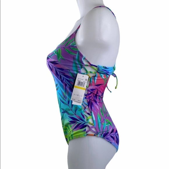 SALT & Cove Colorful Palms One Piece Swimsuit - Picture 5 of 10